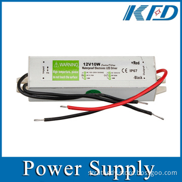 12V 10W Waterproof Power Supply for LED